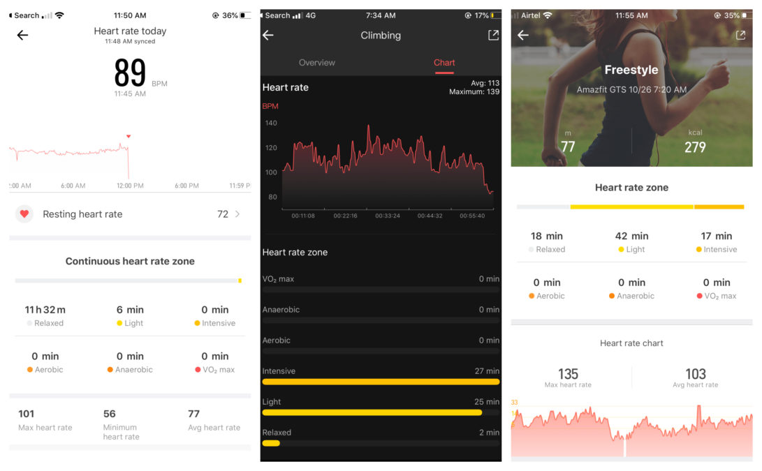 Amazfit GTS Spor Takibi